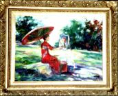Artist with Parasol