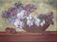 Basket with Lilacs