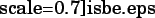 \includegraphics[%%
scale=0.7]{isbe.eps}