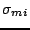 $\sigma_{mi}$