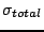 $\sigma_{total}$