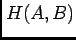 $ H(A,B)$