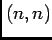 $ (n,n)$