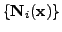 $ \{\mathbf{N}_i(\mathbf{x})\}$