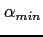 $\alpha_{min}$