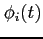 $\phi_{i}(t)$