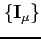 $\{\mathbf{I}_{\mu}\}$