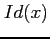 $Id(x)$